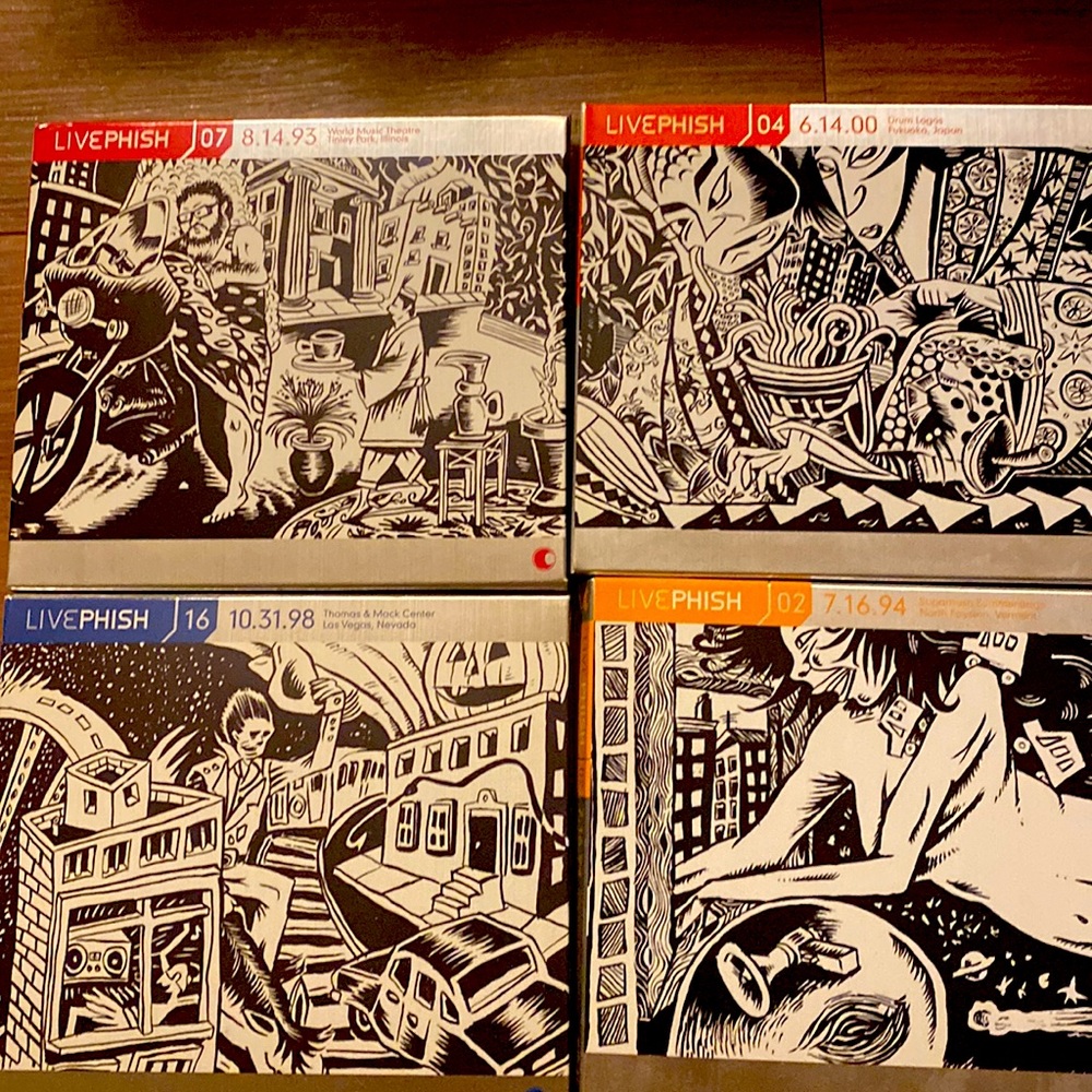 Phish live CDs